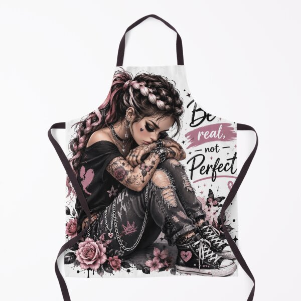 Item preview, Be Real Not Perfect designed and sold by butterflies-new.