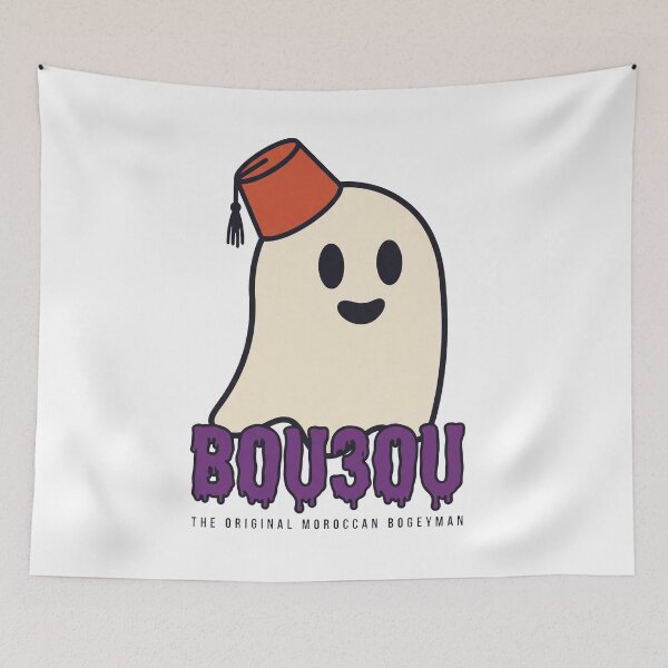 Item preview, Bou3ou Funny Moroccan Halloween Ghost Fez Gift designed and sold by Fakhim95.
