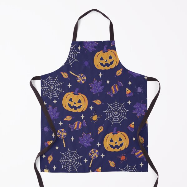 Item preview, Halloween Pattern – Pumpkins, Candy & Spiderwebs designed and sold by pumpkinchino.