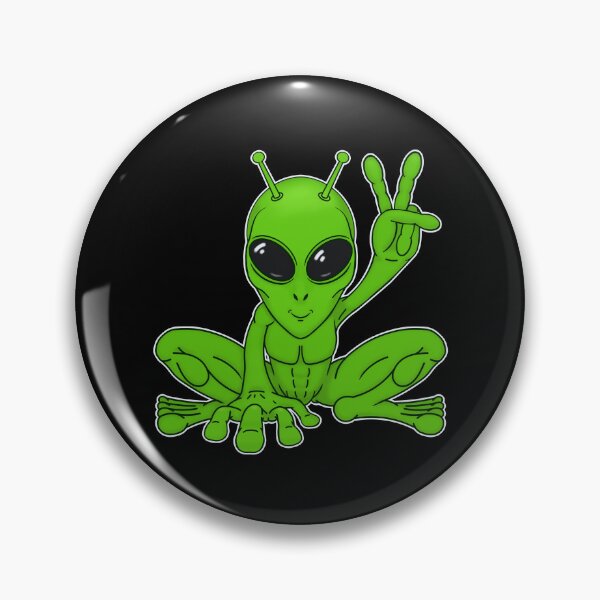 Item preview, Peace Alien (Little Green Men) designed and sold by cursedN4gotten.