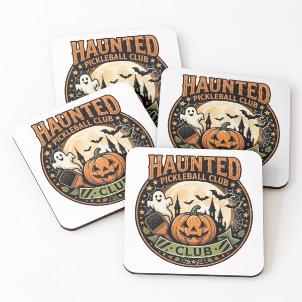Item preview, Haunted Pickleball Club Shirt | Funny Halloween Pickleball Tee | Spooky Pickleball Player Gift | Ghost Paddle Fall Apparel designed and sold by MS Pod Studio.