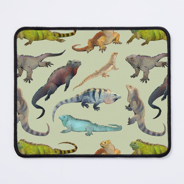 Item preview, iguana pattern designed and sold by chaoticcaprisun.
