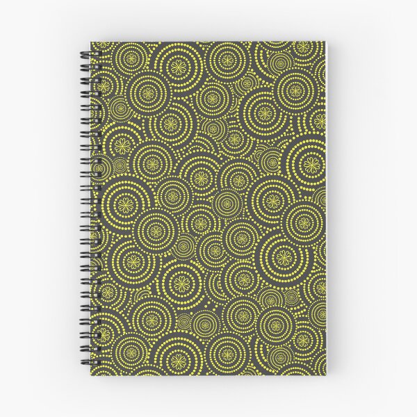 Item preview, Ripples Yellow on Grey designed and sold by lisanganart.