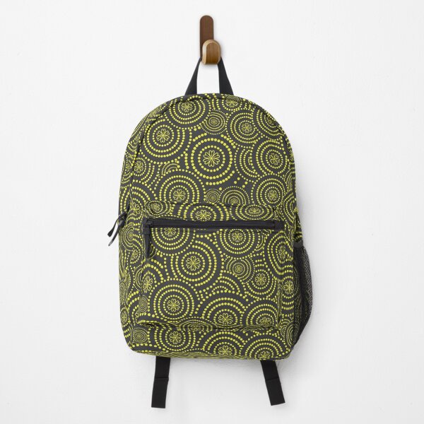 Item preview, Ripples Yellow on Grey designed and sold by lisanganart.