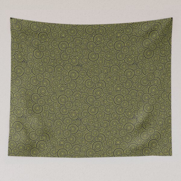 Item preview, Ripples Yellow on Grey designed and sold by lisanganart.