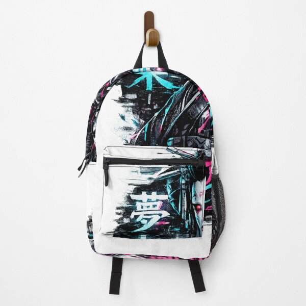 Item preview, Cyberpunk Geisha Glitch Graphic Techwear Kanji designed and sold by zdzdesigner.