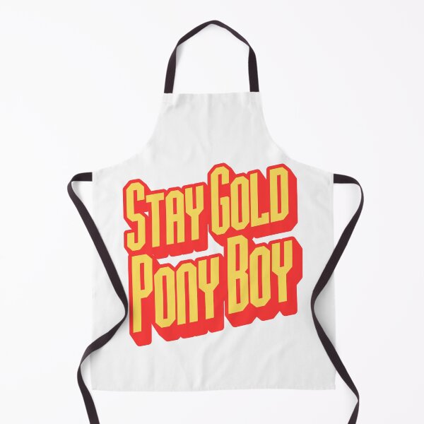 Item preview, Stay Gold Ponyboy Vintage Style Typography Illustration designed and sold by imagifaa.