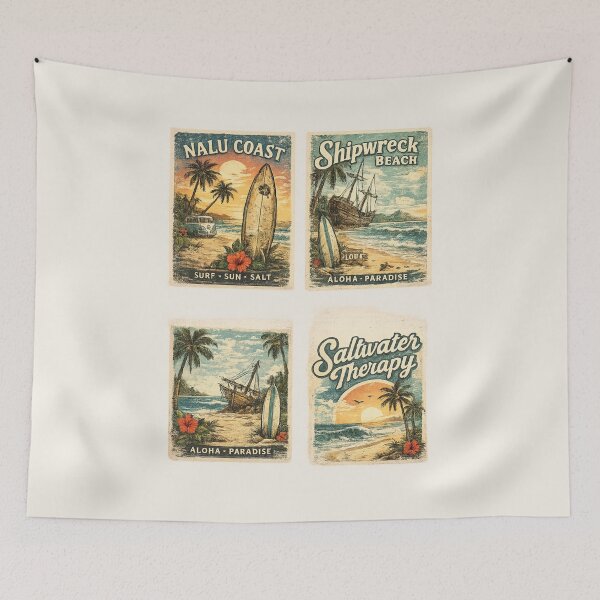 Item preview, Hawaii Surf Cards | Vintage Beach Collection | Nalu Coast  designed and sold by Nalu Coast.