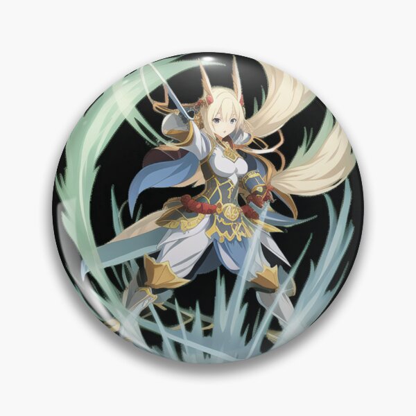 Item preview, Digital Art - Stylized Female Character, Luminous Aura and Sparkling Swords designed and sold by AnimeShin.