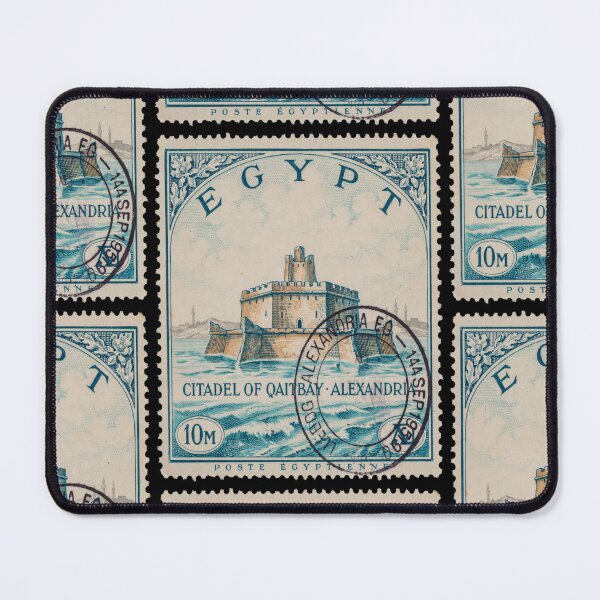 Item preview, Alexandria Citadel Egypt Mediterranean Fortress Stamp Sticker designed and sold by stickercuffs.