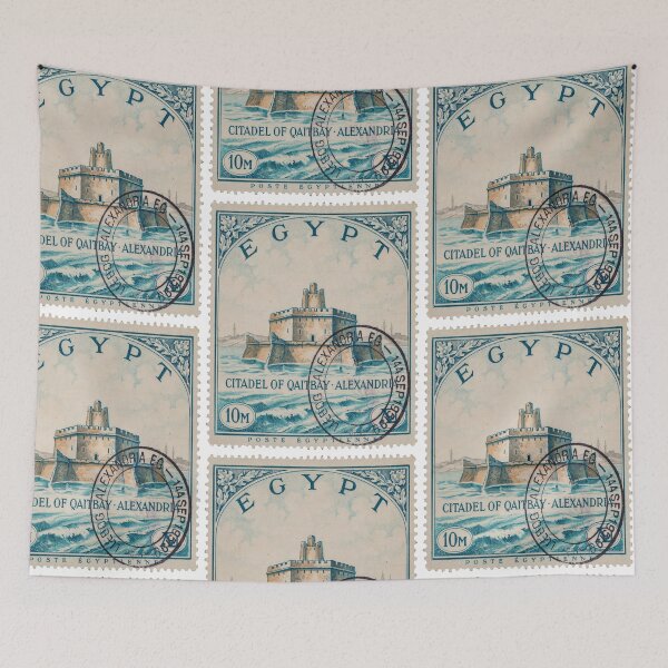 Item preview, Alexandria Citadel Egypt Mediterranean Fortress Stamp Sticker designed and sold by stickercuffs.