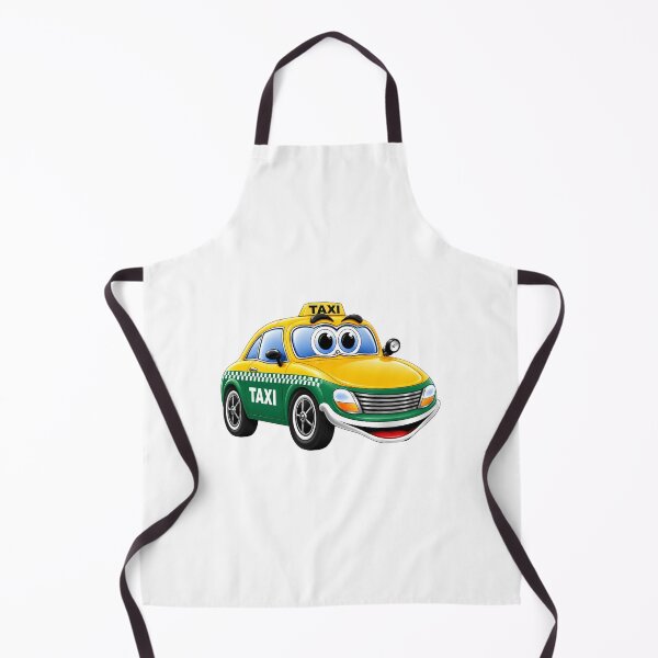 Item preview, Green and Yellow Taxi Sports Car Cartoon designed and sold by Scott Hayes.