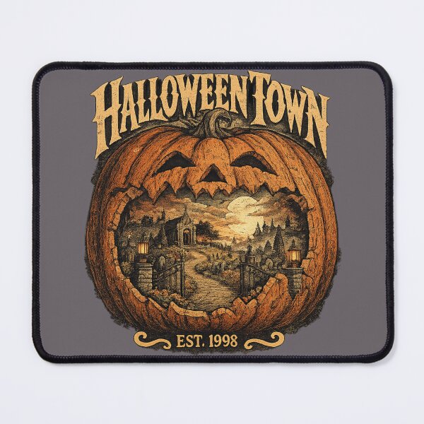 Item preview, Vintage Halloween Town Art Collector designed and sold by POD DYNASTY | Original Print On Demand T-Shirt Graphics.