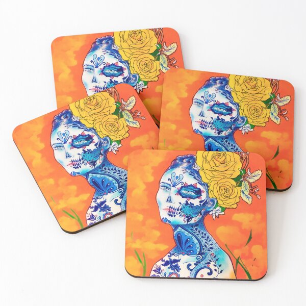 Item preview, Catrina Talavera | Mexican Skull Drawing | Day of the Dead Art designed and sold by CaroEscalante.