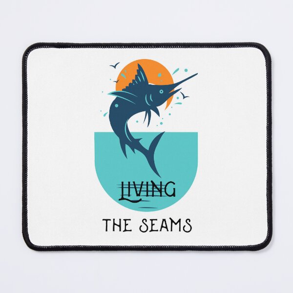 Item preview, Living The Sealife Marlin Sunset Illustration designed and sold by AhinoraArtShop.