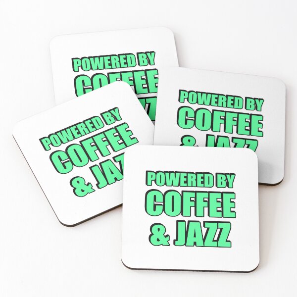 Item preview, Powered by coffee and Jazz designed and sold by Inspirationmotivation.