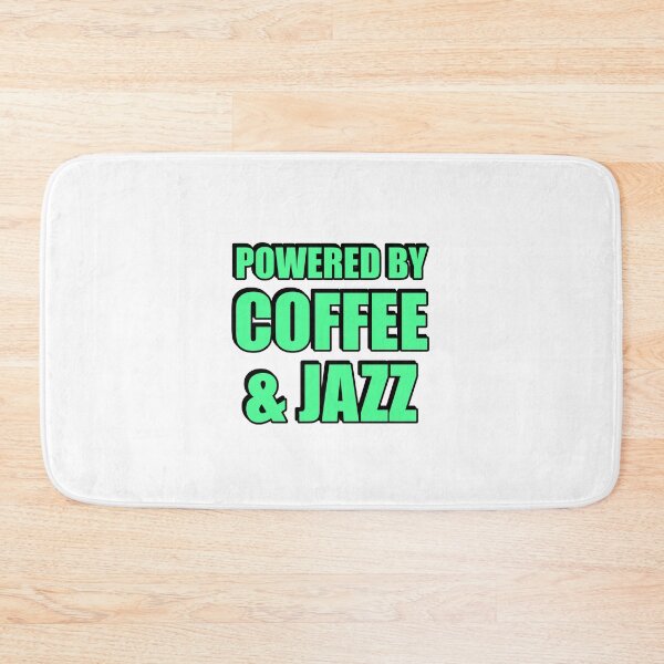 Item preview, Powered by coffee and Jazz designed and sold by Inspirationmotivation.
