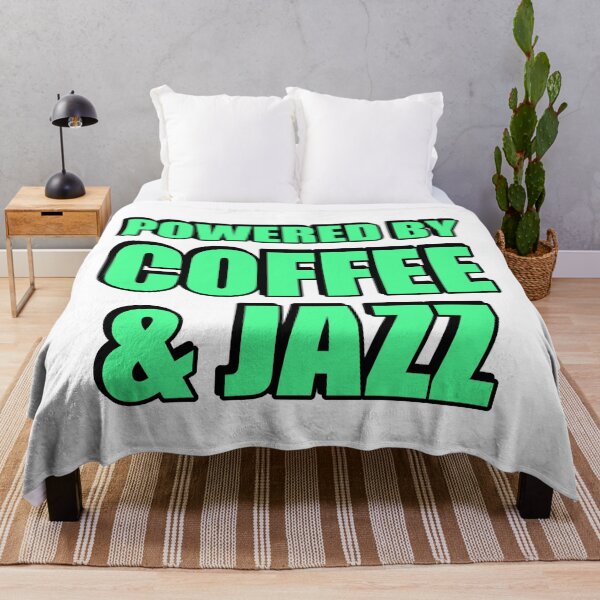 Item preview, Powered by coffee and Jazz designed and sold by Inspirationmotivation.