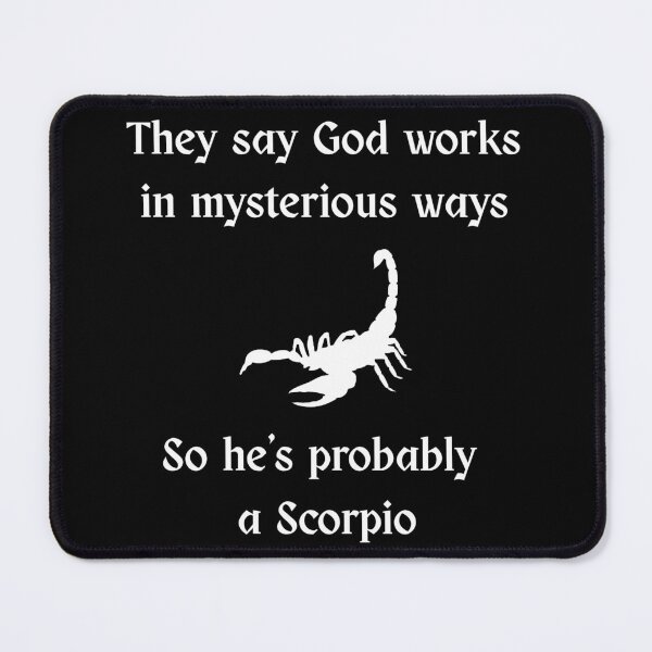 Item preview, God's a Scorpio (male) designed and sold by NetteMarieTRS.