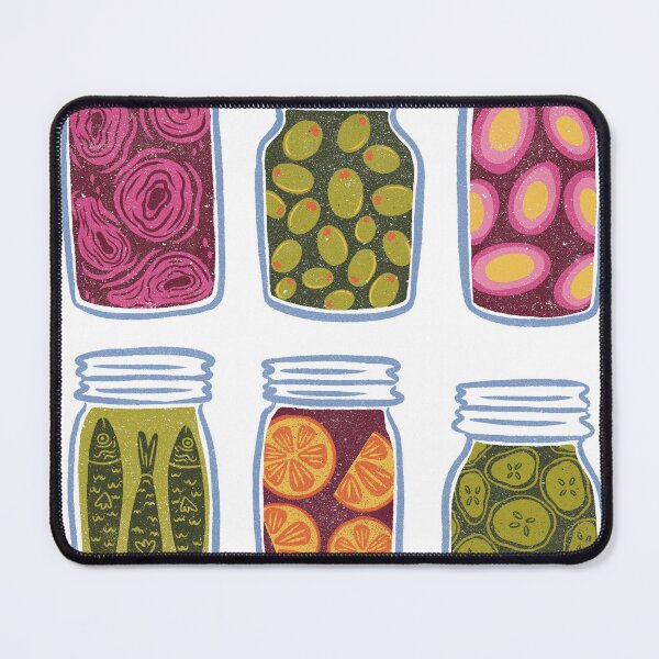 Item preview, pickled goods pickle stickers designed and sold by KitschByKate.