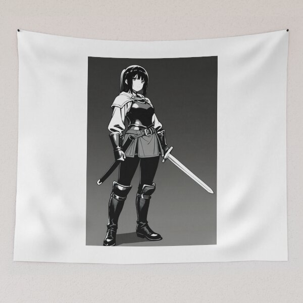 Item preview, Digital Art - Stylized Female Character, Manga Adventure Illustration designed and sold by AnimeShin.