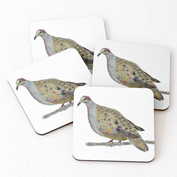 Item preview, Common Bronzewing designed and sold by woodland-towers.