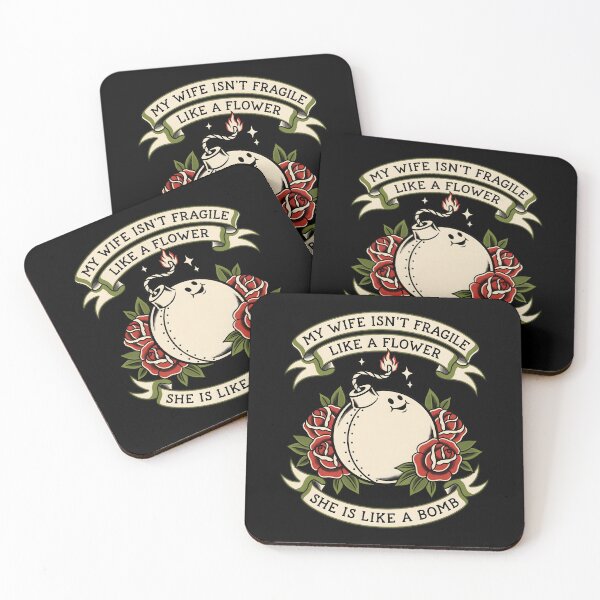 Item preview, My Wife Isn't Fragile Like A Flower She is Like A Bomb Marriage Humor designed and sold by Redgiant87x.