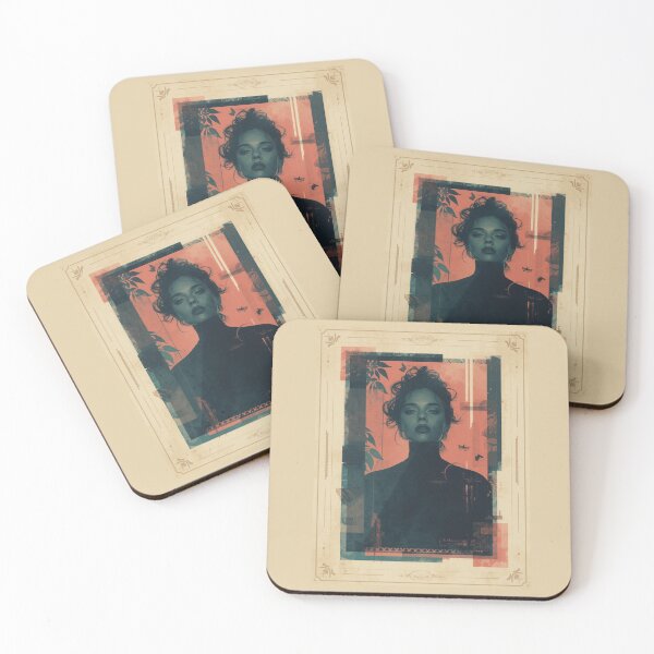 Item preview, Vintage Dark Academia Woman Portrait Art designed and sold by ERODED SELF.
