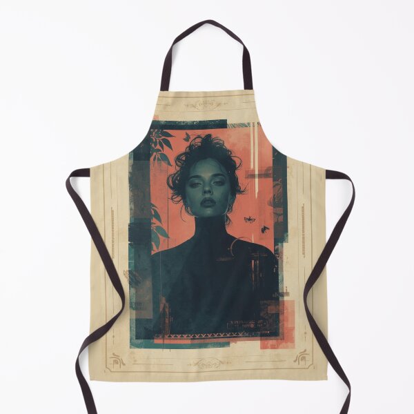 Item preview, Vintage Dark Academia Woman Portrait Art designed and sold by ERODED SELF.