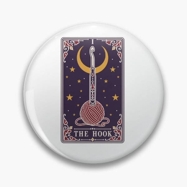 Item preview, The Hook Tarot Card Crochet Shirt | Crochet Tarot Witchy Crocheter Gift designed and sold by StickyGuys.