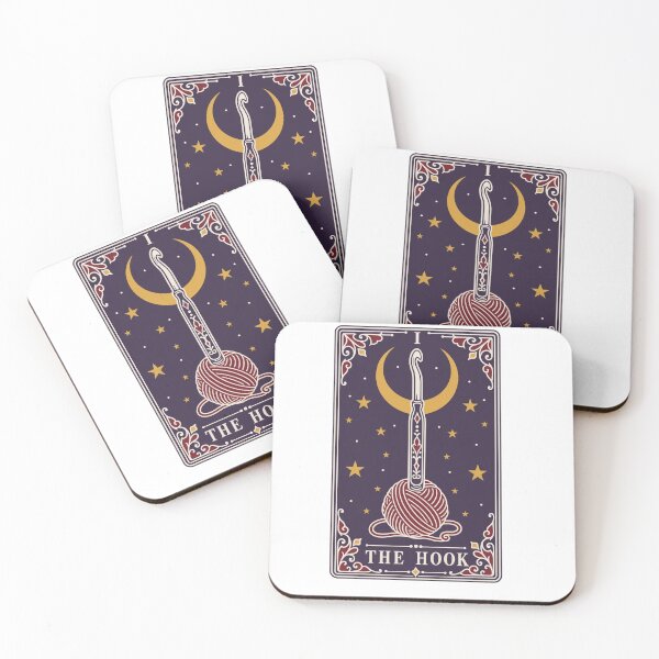 Item preview, The Hook Tarot Card Crochet Shirt | Crochet Tarot Witchy Crocheter Gift designed and sold by StickyGuys.