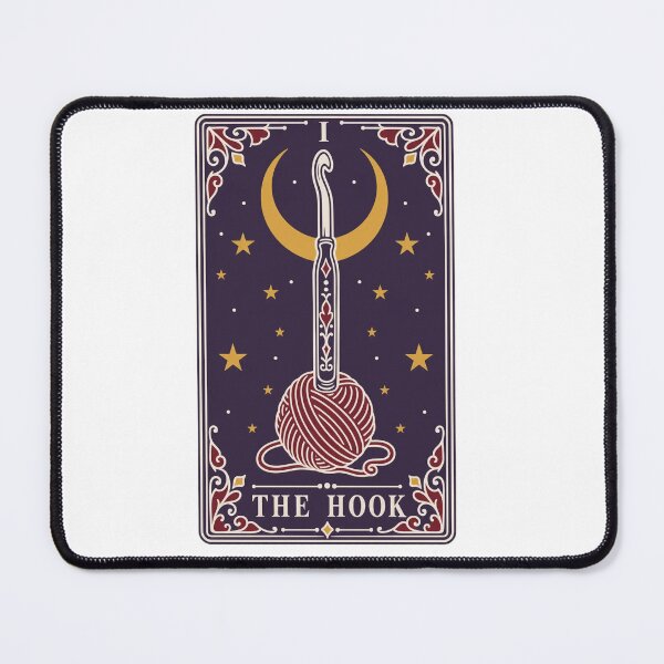 Item preview, The Hook Tarot Card Crochet Shirt | Crochet Tarot Witchy Crocheter Gift designed and sold by StickyGuys.