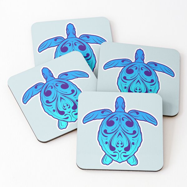 Item preview, Tribal Turtle Blue designed and sold by MY NEW ZEALAND.