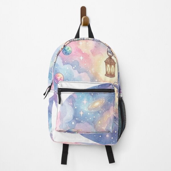 Item preview, Kawaii Astronaut Explorer with Lantern | Pastel Galaxy Watercolor Space Art designed and sold by RoyArt0.