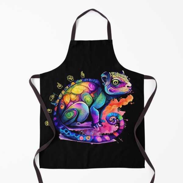 Item preview, Unique ASL Fingerspelling Chameleon | Neon Psychedelic Streetwear designed and sold by ASL SIGNPRO CLEARSIGNS.