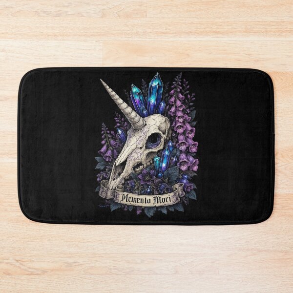 Item preview, Momento Mori Unicorn Crystal Skull designed and sold by UnicornAndRaven .