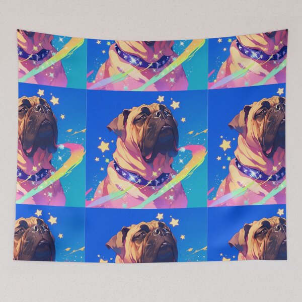 Item preview, Out of this world Bullmastiff puppy dog designed and sold by MendaciousMina.