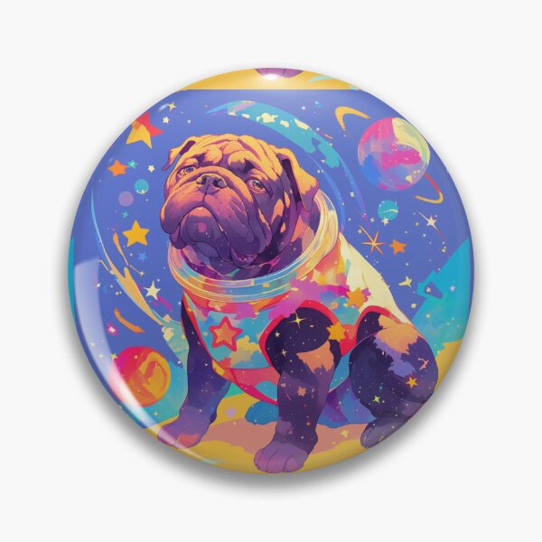 Item preview, Out of this world Bullmastiff puppy dog designed and sold by MendaciousMina.