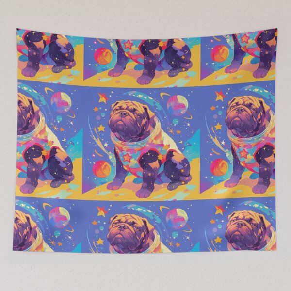Item preview, Out of this world Bullmastiff puppy dog designed and sold by MendaciousMina.