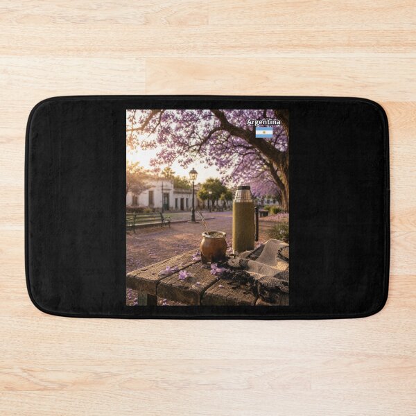 Item preview, Argentina Mate Under the Jacaranda designed and sold by Tienda-Vane.