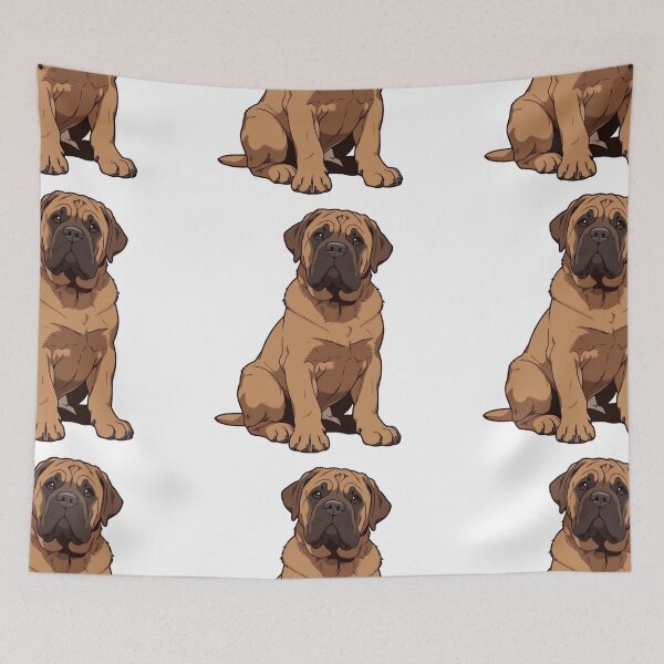 Item preview, Cute Bullmastiff puppy dog designed and sold by MendaciousMina.