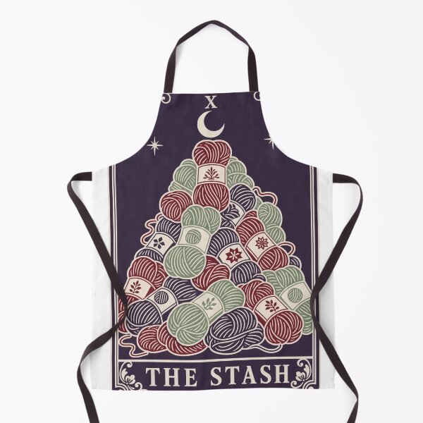 Item preview, The Stash Tarot Card Crochet Shirt | Crochet Tarot Yarn Stash Humor Gift designed and sold by StickyGuys.