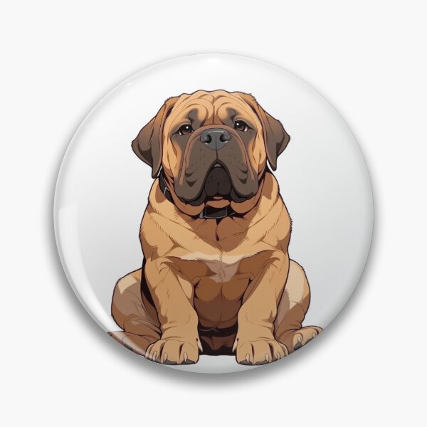 Item preview, Cute Bullmastiff puppy dog designed and sold by MendaciousMina.