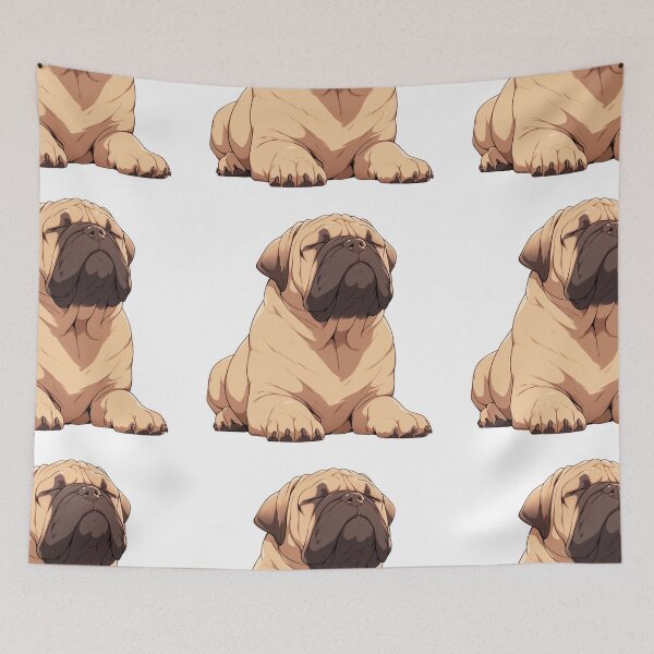 Item preview, Cute Bullmastiff puppy dog designed and sold by MendaciousMina.