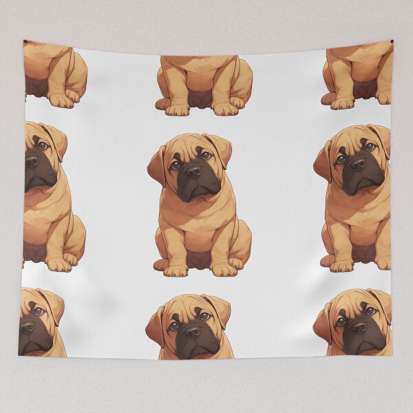 Item preview, Cute Bullmastiff puppy dog designed and sold by MendaciousMina.