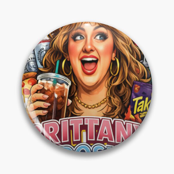 Item preview, Brittany Broski Disco Queen – Iconic Snack & Party Fan Art designed and sold by CatLovers Studio.