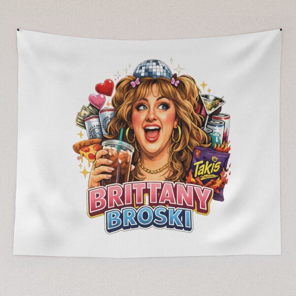 Item preview, Brittany Broski Disco Queen – Iconic Snack & Party Fan Art designed and sold by CatLovers Studio.