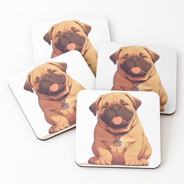 Item preview, Cute Bullmastiff puppy dog designed and sold by MendaciousMina.