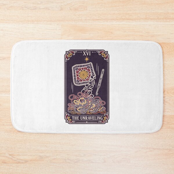 Item preview, The Unraveling Tarot Card Crochet Shirt | Crochet Tarot Frogging Humor Gift designed and sold by StickyGuys.