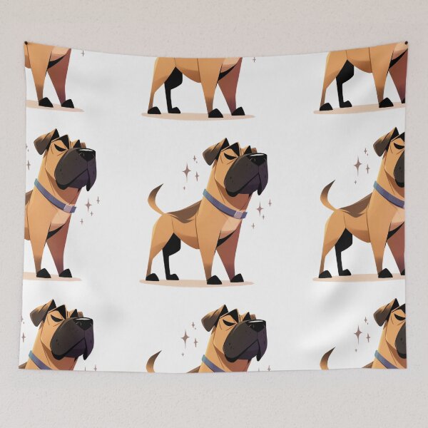 Item preview, Cute Bullmastiff puppy dog designed and sold by MendaciousMina.
